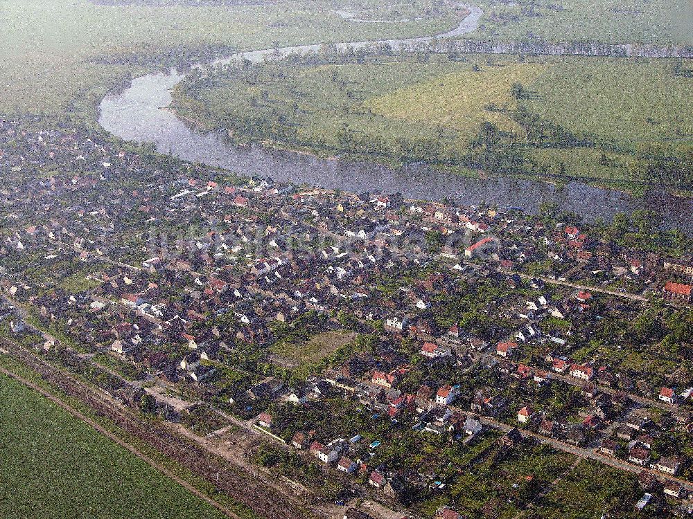 Luftbild Elster an der Elbe - Elster an der Elbe