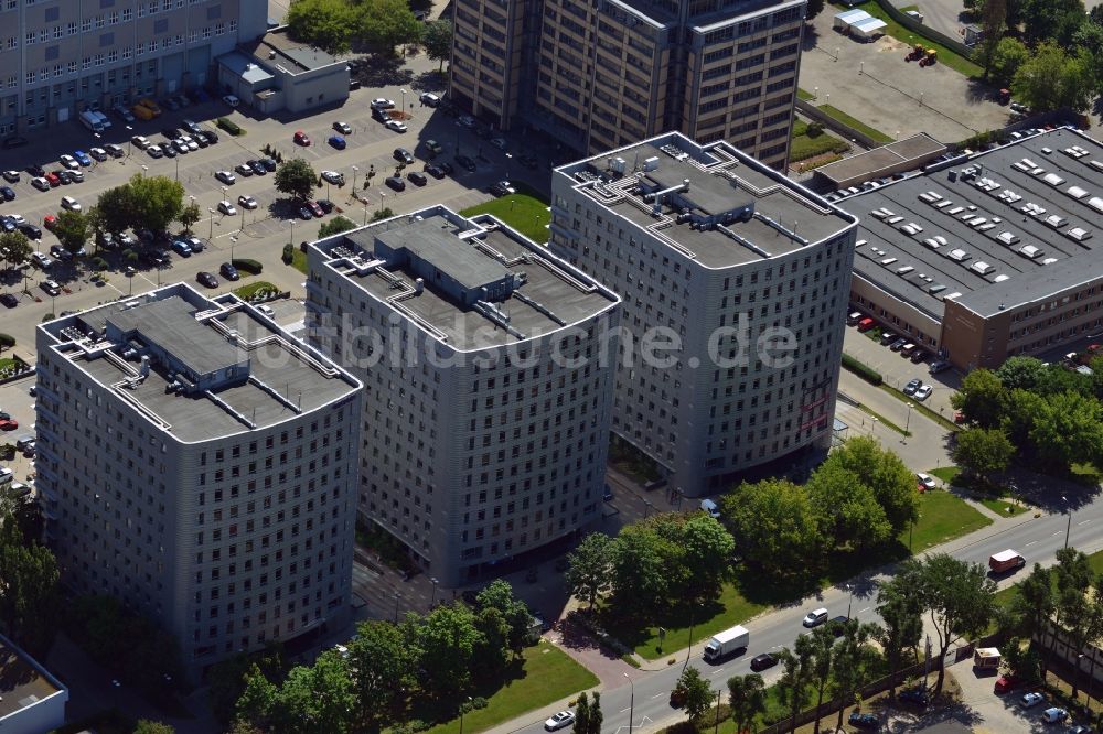 Luftaufnahme Warschau - Empark Business Park im Bezirk Mokotow in Warschau in Polen