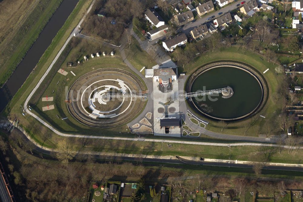 Luftbild Bottrop - Emscherklaerwerk Bernepark in Bottrop in Nordrhein-Westfalen