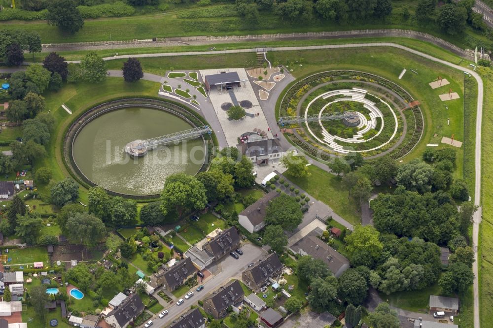 Luftbild Bottrop - Emscherklaerwerk Bernepark in Bottrop in Nordrhein-Westfalen