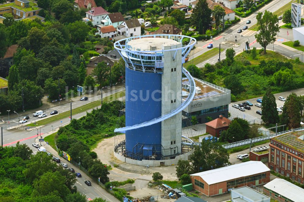 Luftaufnahme Heidelberg - Energie- und Wärmespeicher BLU in Heidelberg im Bundesland Baden-Württemberg, Deutschland