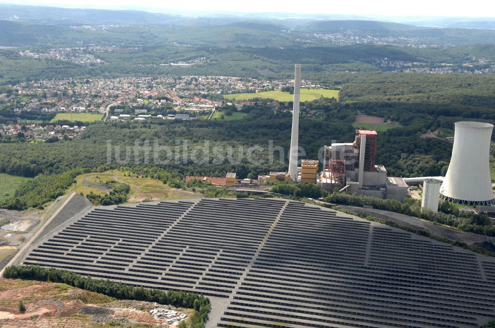 Göttelborn aus der Vogelperspektive: Energieversorgungsanlage Göttelborn