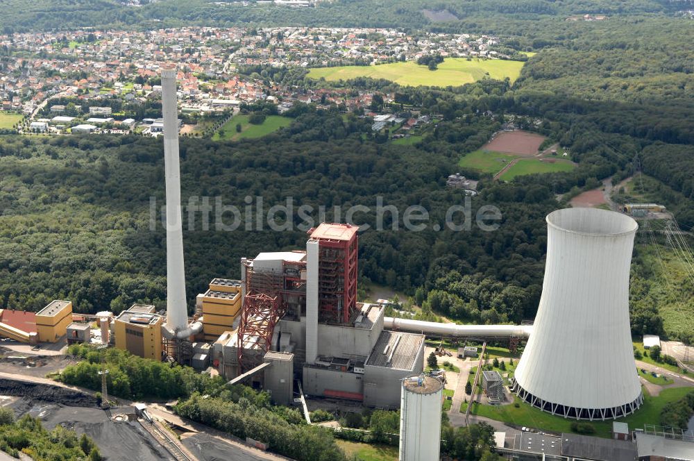 Luftaufnahme Göttelborn - Energieversorgungsanlage Göttelborn