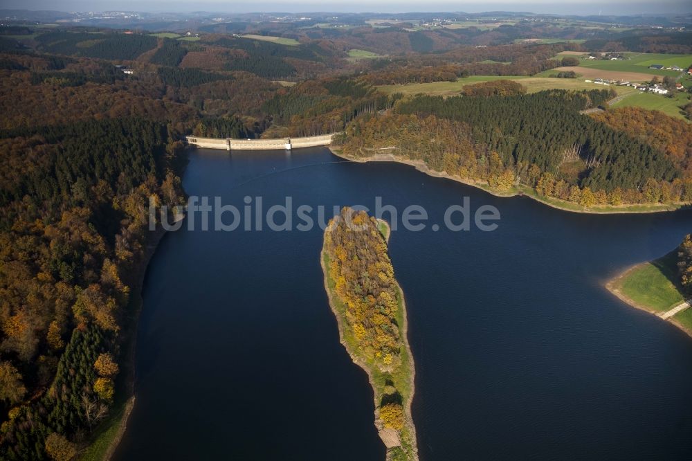 Breckerfeld Ennepetal von oben - Ennepetalsperre in Breckerfeld bei Ennepetal im Bundesland Nordrhein-Westfalen