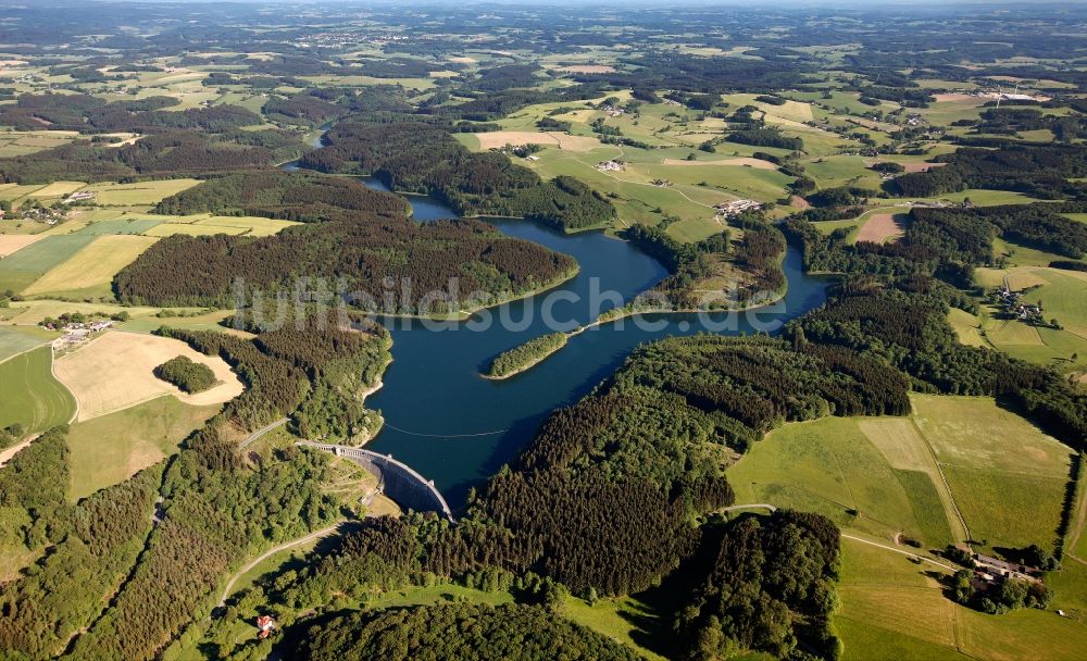 Breckerfeld von oben - Ennepetalsperre in Breckerfeld im Bundesland Nordhrein-Westfalen