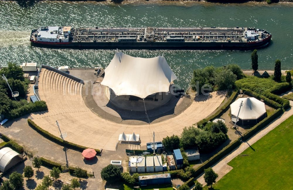 Luftbild Gelsenkirchen - Ensemble des Amphitheaters in Gelsenkirchen im Bundesland Nordrhein-Westfalen