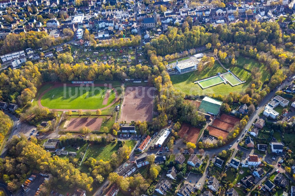 Luftbild Bochum - Ensemble Der Sportplatzanlagen In Bochum Im ...