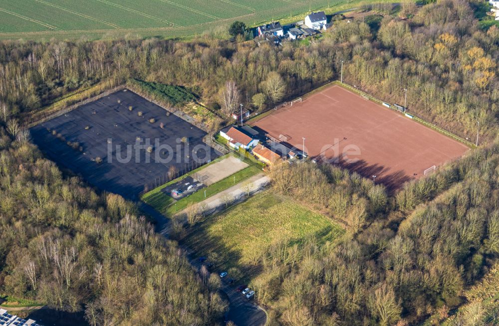 Luftaufnahme Bochum - Ensemble der Sportplatzanlagen in Bochum im Bundesland Nordrhein-Westfalen, Deutschland