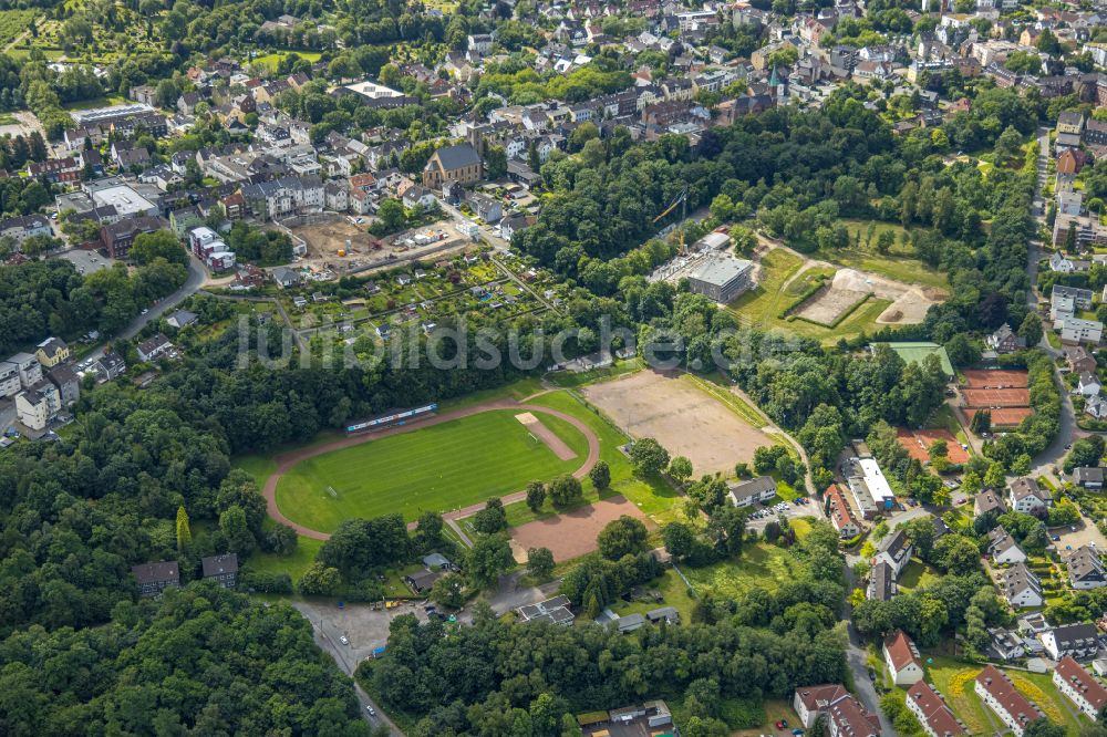 Luftbild Bochum - Ensemble der Sportplatzanlagen in Bochum im Bundesland Nordrhein-Westfalen, Deutschland