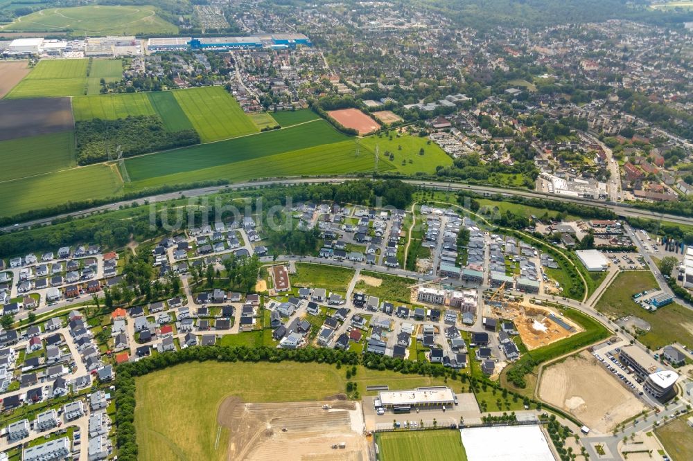 Luftbild Dortmund - Ensemble der Sportplatzanlagen des BVB Trainingszentrum im Ortsteil Brackel in Dortmund im Bundesland Nordrhein-Westfalen, Deutschland