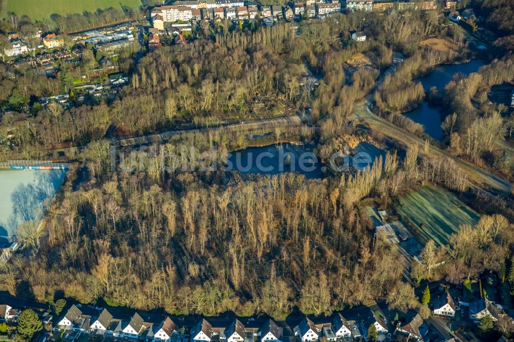 Luftaufnahme Bochum - Ensemble der Sportplatzanlagen des DJK TuS Hordel in Bochum im Bundesland Nordrhein-Westfalen