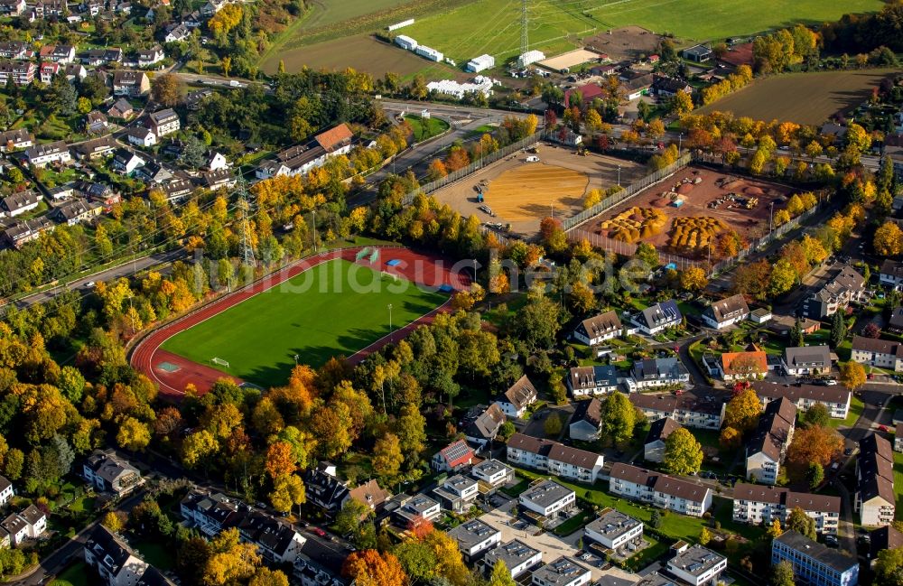 Luftaufnahme Essen - Ensemble der Sportplatzanlagen in Essen im Bundesland Nordrhein-Westfalen