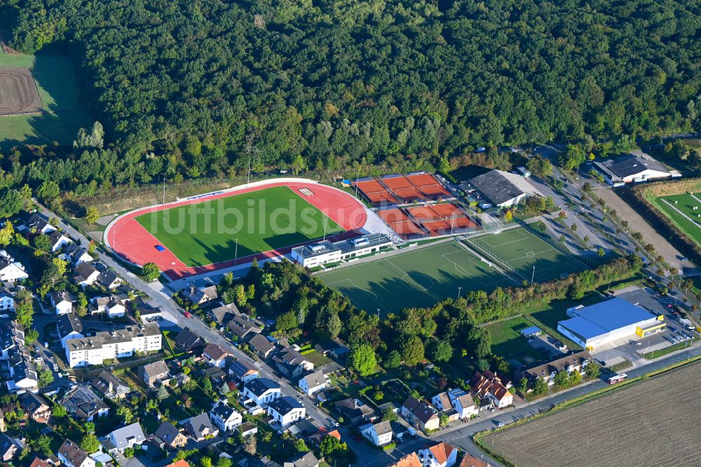 Luftaufnahme Hamm - Ensemble der Sportplatzanlagen in Hamm im Bundesland Nordrhein-Westfalen, Deutschland