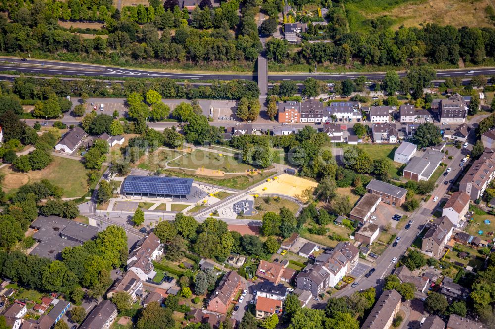 Luftbild Mülheim an der Ruhr - Ensemble der Sportplatzanlagen Sportpark Styrum in Mülheim an der Ruhr im Bundesland Nordrhein-Westfalen, Deutschland