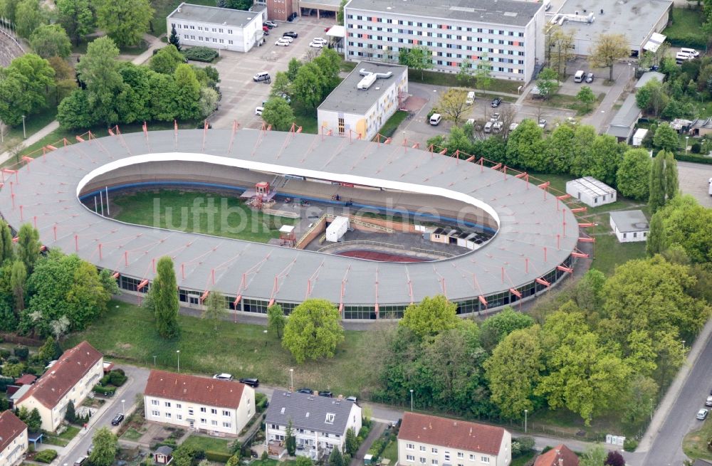 Luftbild Cottbus - Ensemble der Sportplatzanlagen Sportzentrum in Cottbus im Bundesland Brandenburg