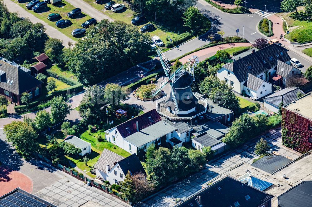 Norderney aus der Vogelperspektive: Ensemble der Sportplatzanlagen TuS Norderney e.V. in Norderney im Bundesland Niedersachsen, Deutschland