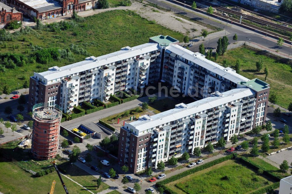 Berlin Prenzlauer Berg von oben - Entwicklungsgebiet Alter Schlachthof / Eldenaer Straße Berlin-Prenzlauer Berg