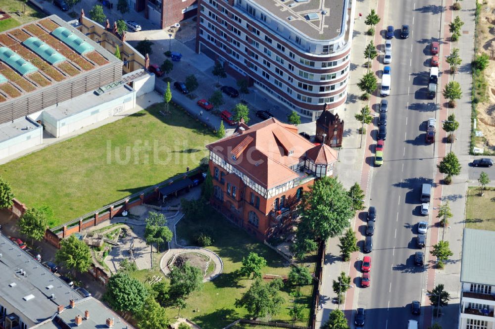 Luftaufnahme Berlin Prenzlauer Berg - Entwicklungsgebiet Alter Schlachthof / Eldenaer Straße Berlin-Prenzlauer Berg