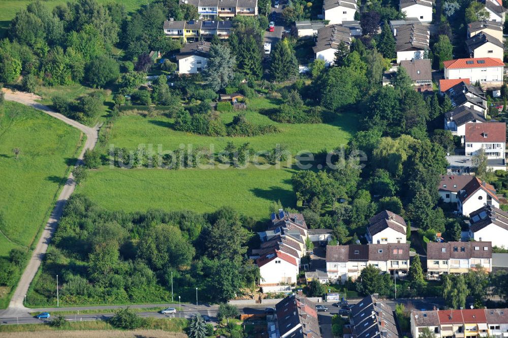 Kronberg im Taunus von oben - Entwicklungsgebiet / Baufläche für Wohnungsneubau in Kronberg