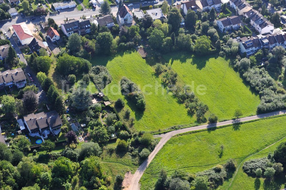 Luftaufnahme Kronberg im Taunus - Entwicklungsgebiet / Baufläche für Wohnungsneubau in Kronberg