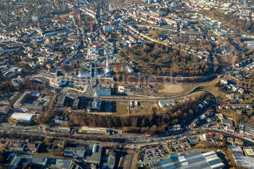 Luftbild Lüdenscheid - Entwicklungsgebiet und Bauland- Brache und das Museum PHÄNOMENTA Lüdenscheid in Lüdenscheid im Bundesland Nordrhein-Westfalen, Deutschland