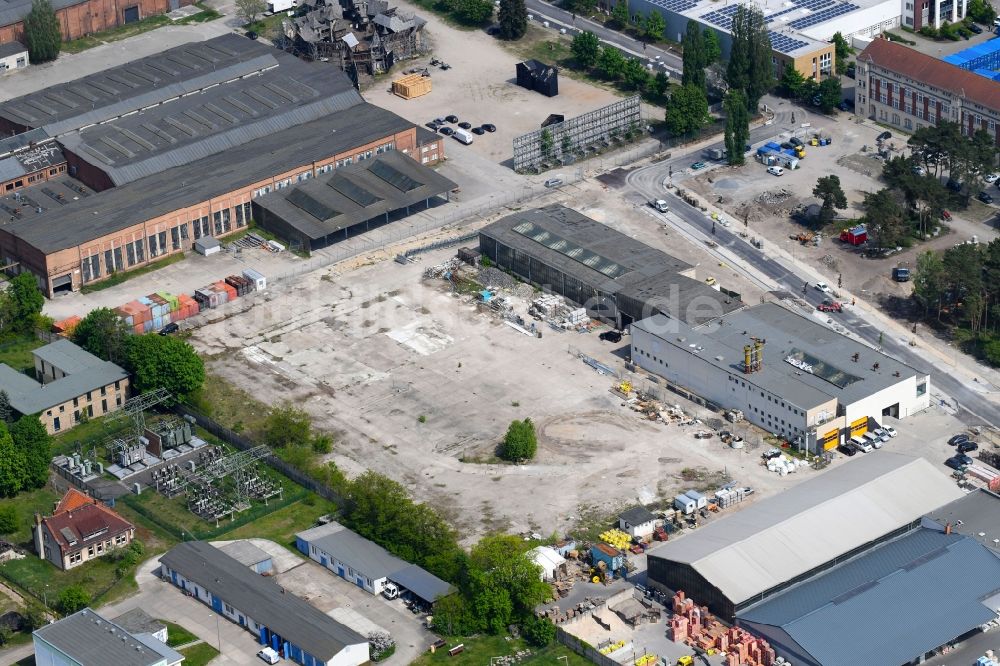 Luftbild Potsdam - Entwicklungsgebiet und Bauland- Brache an der Sophie-Farber-Straße in Potsdam im Bundesland Brandenburg, Deutschland