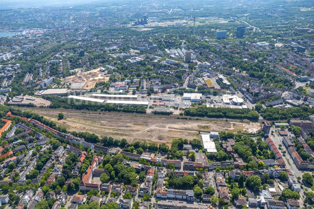 Luftbild Dortmund - Entwicklungsgebiet und Bauland- Brache an der Straße Heiliger Weg in Dortmund im Bundesland Nordrhein-Westfalen, Deutschland