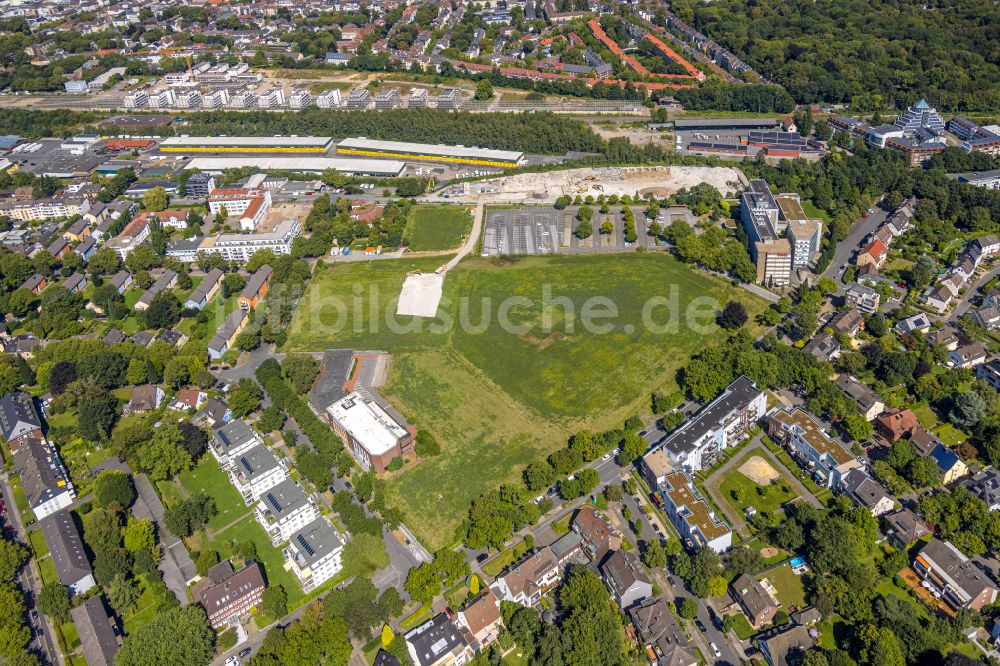 Luftaufnahme Dortmund - Entwicklungsgebiet Deggingstraße in Dortmund im Bundesland Nordrhein-Westfalen, Deutschland