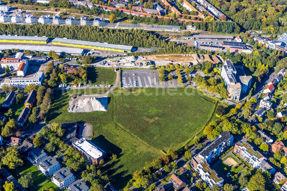 Dortmund aus der Vogelperspektive: Entwicklungsgebiet Deggingstraße in Dortmund im Bundesland Nordrhein-Westfalen, Deutschland