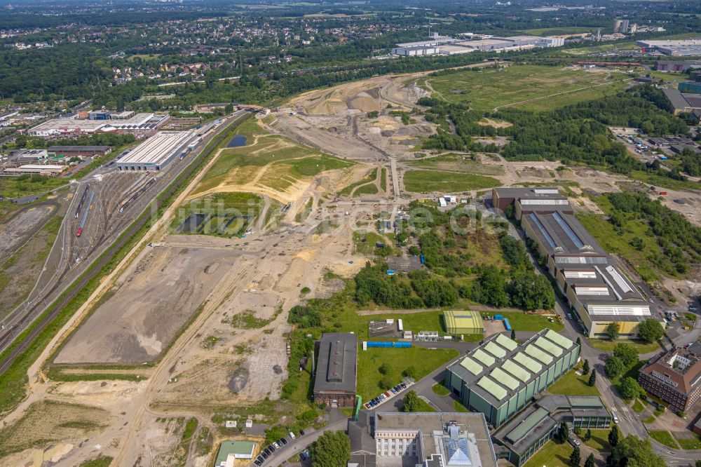 Luftbild Dortmund - Entwicklungsgebiet der Dortmund Logistik GmbH in Dortmund im Bundesland Nordrhein-Westfalen, Deutschland