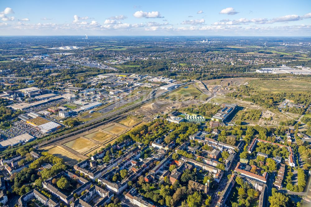 Luftaufnahme Dortmund - Entwicklungsgebiet der Dortmund Logistik GmbH in Dortmund im Bundesland Nordrhein-Westfalen, Deutschland