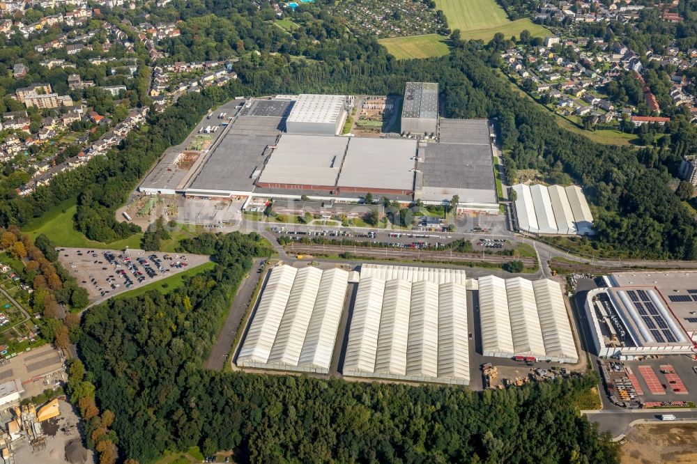 Bochum aus der Vogelperspektive: Entwicklungsgebiet des ehemaligen Industrie- und Gewerbegebiet der Opel-Flächen in Bochum im Bundesland Nordrhein-Westfalen, Deutschland