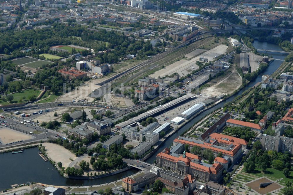 Berlin von oben - Entwicklungsgebiet an der Heidestrasse in Berlin