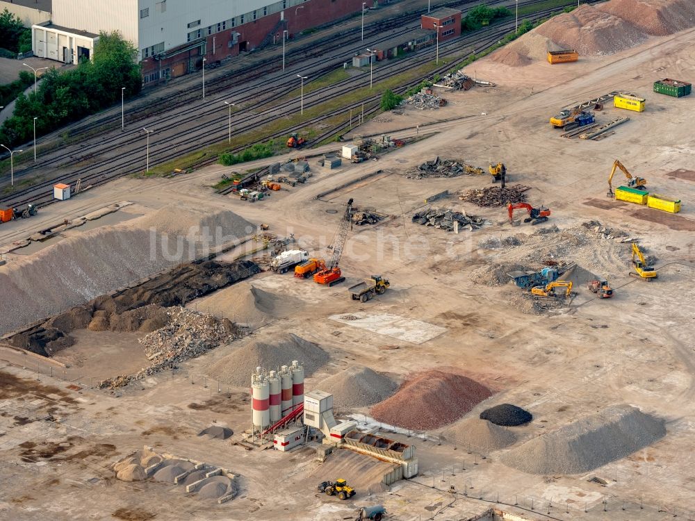 Luftaufnahme Bochum - Entwicklungsgebiet der Industriebrache der Bochum Perspektive 2022 GmbH in Bochum im Bundesland Nordrhein-Westfalen