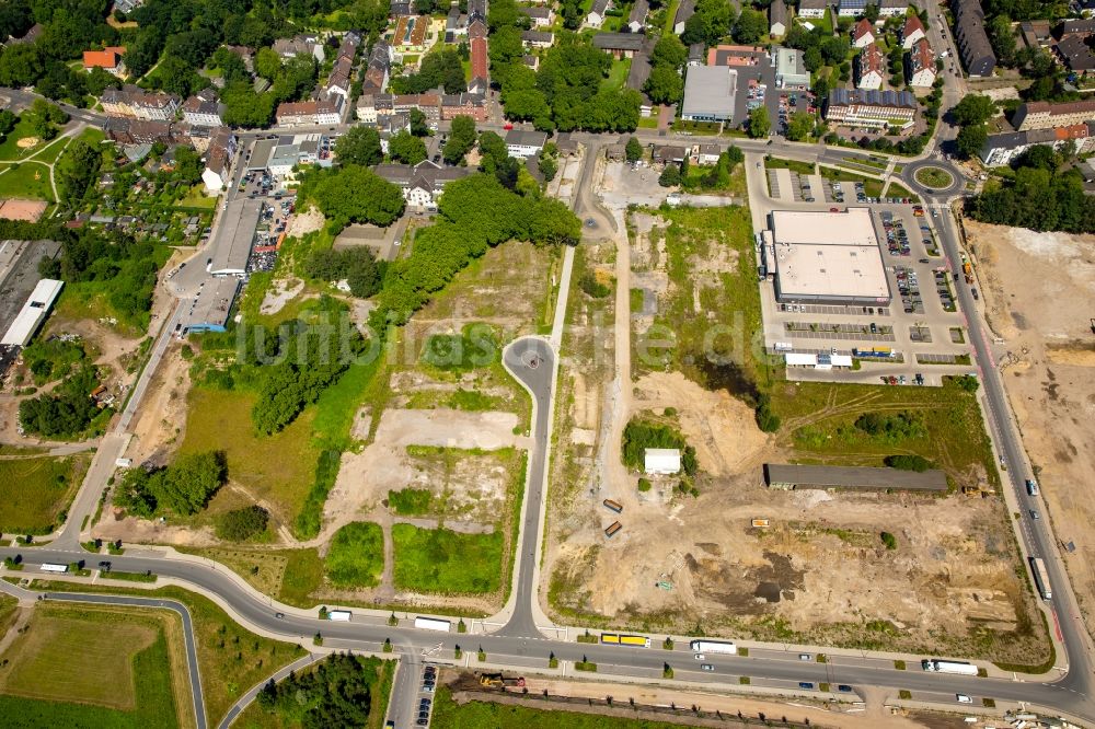 Gelsenkirchen von oben - Entwicklungsgebiet der Industriebrache und Brachfläche des ehemaligen Hüttenwerk Schalker Verein in Gelsenkirchen im Bundesland Nordrhein-Westfalen