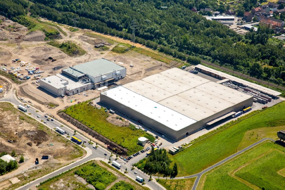 Luftbild Gelsenkirchen - Entwicklungsgebiet der Industriebrache und Brachfläche des ehemaligen Hüttenwerk Schalker Verein in Gelsenkirchen im Bundesland Nordrhein-Westfalen