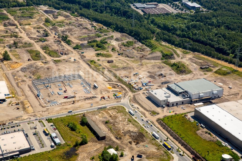 Luftaufnahme Gelsenkirchen - Entwicklungsgebiet der Industriebrache und Brachfläche des ehemaligen Hüttenwerk Schalker Verein in Gelsenkirchen im Bundesland Nordrhein-Westfalen