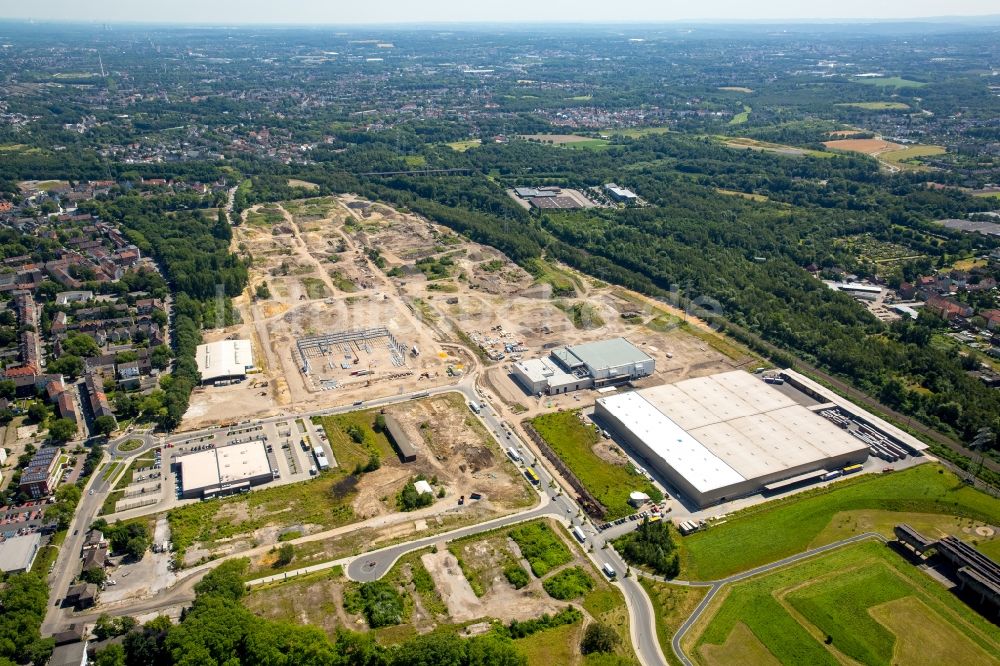 Gelsenkirchen von oben - Entwicklungsgebiet der Industriebrache und Brachfläche des ehemaligen Hüttenwerk Schalker Verein in Gelsenkirchen im Bundesland Nordrhein-Westfalen