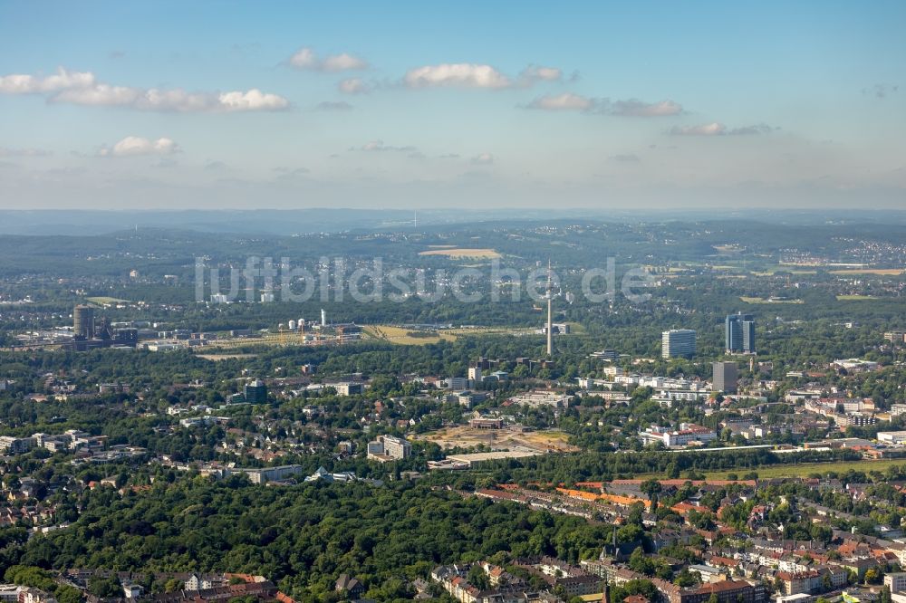 Dortmund aus der Vogelperspektive: Entwicklungsgebiet der Industriebrache Deggingstraße am Sitz der DSW21 Dortmunder Stadtwerke AG im Ortsteil Innenstadt-Ost in Dortmund im Bundesland Nordrhein-Westfalen