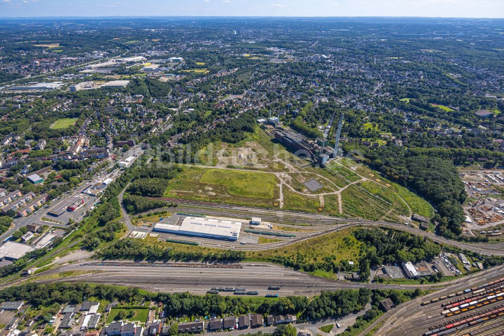 Luftbild Holsterhausen - Entwicklungsgebiet der Industriebrache eines ehemaligen Bergwerksgeländes in Holsterhausen im Bundesland Nordrhein-Westfalen, Deutschland