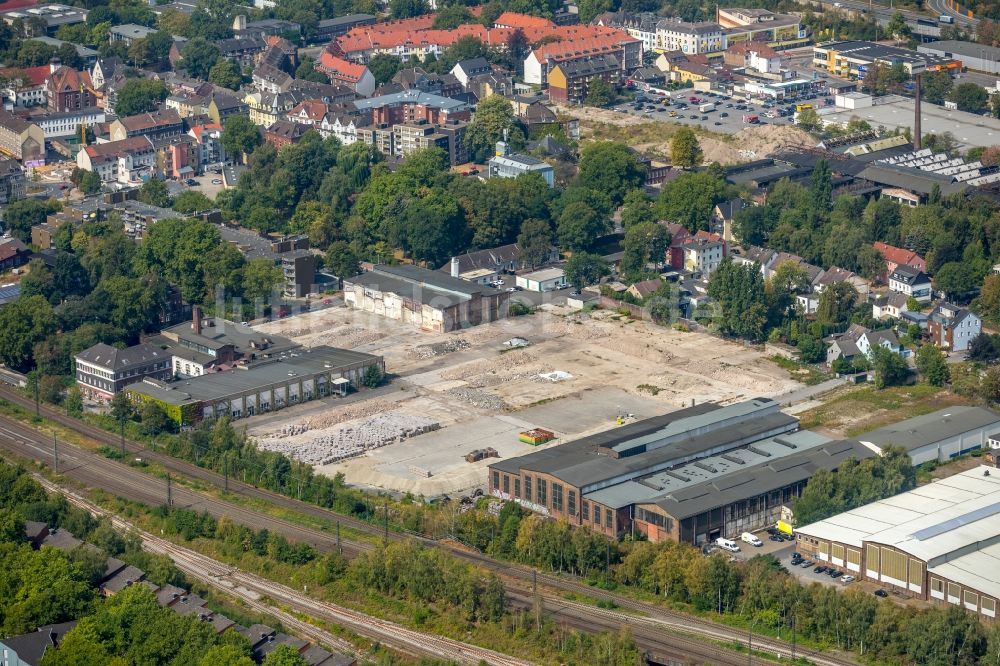 Luftbild Herne - Entwicklungsgebiet der Industriebrache an der Fabrikstraße in Herne im Bundesland Nordrhein-Westfalen, Deutschland