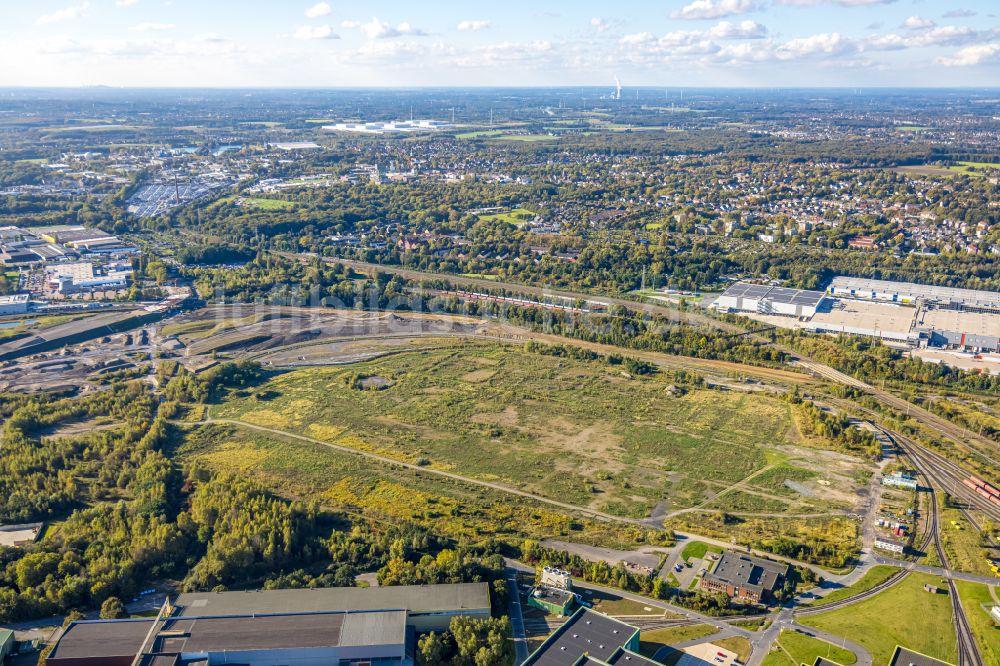 Dortmund von oben - Entwicklungsgebiet der Industriebrache auf dem Gelände der ehemaligen Westfalenhütte in Dortmund im Bundesland Nordrhein-Westfalen