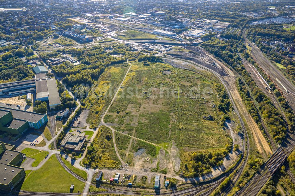 Luftbild Dortmund - Entwicklungsgebiet der Industriebrache auf dem Gelände der ehemaligen Westfalenhütte in Dortmund im Bundesland Nordrhein-Westfalen