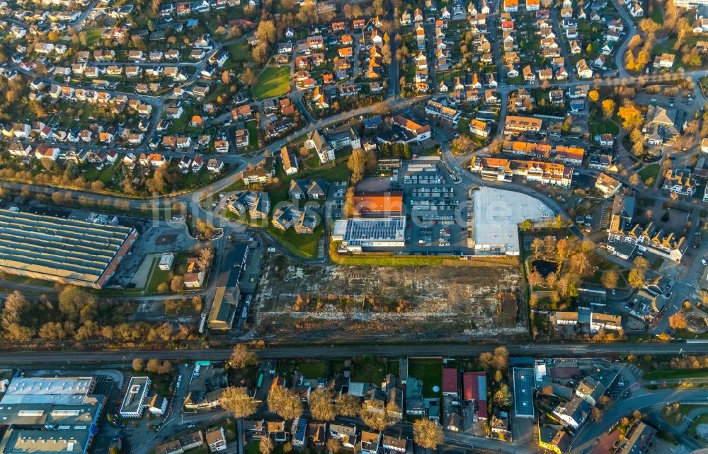 Luftaufnahme Wickede (Ruhr) - Entwicklungsgebiet der Industriebrache Marscheidstraße in Wickede (Ruhr) im Bundesland Nordrhein-Westfalen, Deutschland