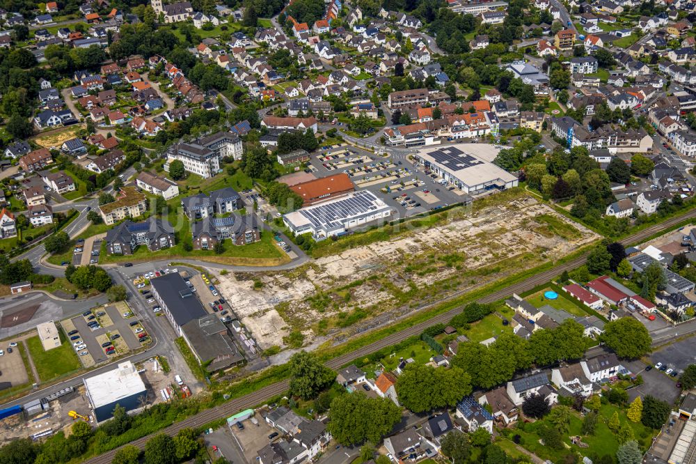 Luftbild Wickede (Ruhr) - Entwicklungsgebiet der Industriebrache Marscheidstraße in Wickede (Ruhr) im Bundesland Nordrhein-Westfalen, Deutschland