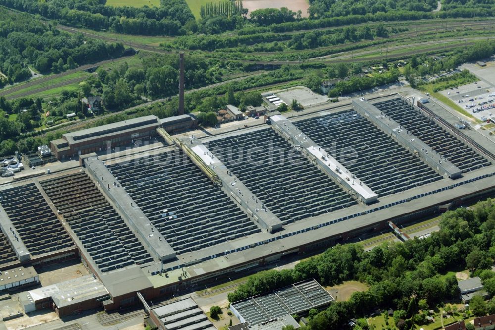 Bochum aus der Vogelperspektive: Entwicklungsgebiet der Industriebrache Opel-Werke II in Langendreer in Bochum im Bundesland Nordrhein-Westfalen