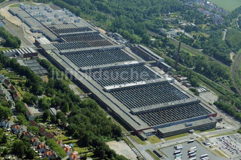 Luftaufnahme Bochum - Entwicklungsgebiet der Industriebrache Opel-Werke II in Langendreer in Bochum im Bundesland Nordrhein-Westfalen