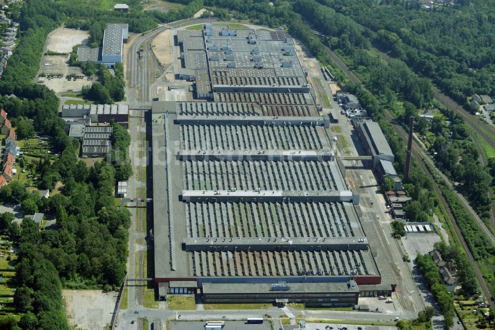 Bochum von oben - Entwicklungsgebiet der Industriebrache Opel-Werke II in Langendreer in Bochum im Bundesland Nordrhein-Westfalen