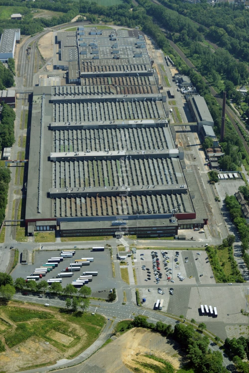 Bochum aus der Vogelperspektive: Entwicklungsgebiet der Industriebrache Opel-Werke II in Langendreer in Bochum im Bundesland Nordrhein-Westfalen