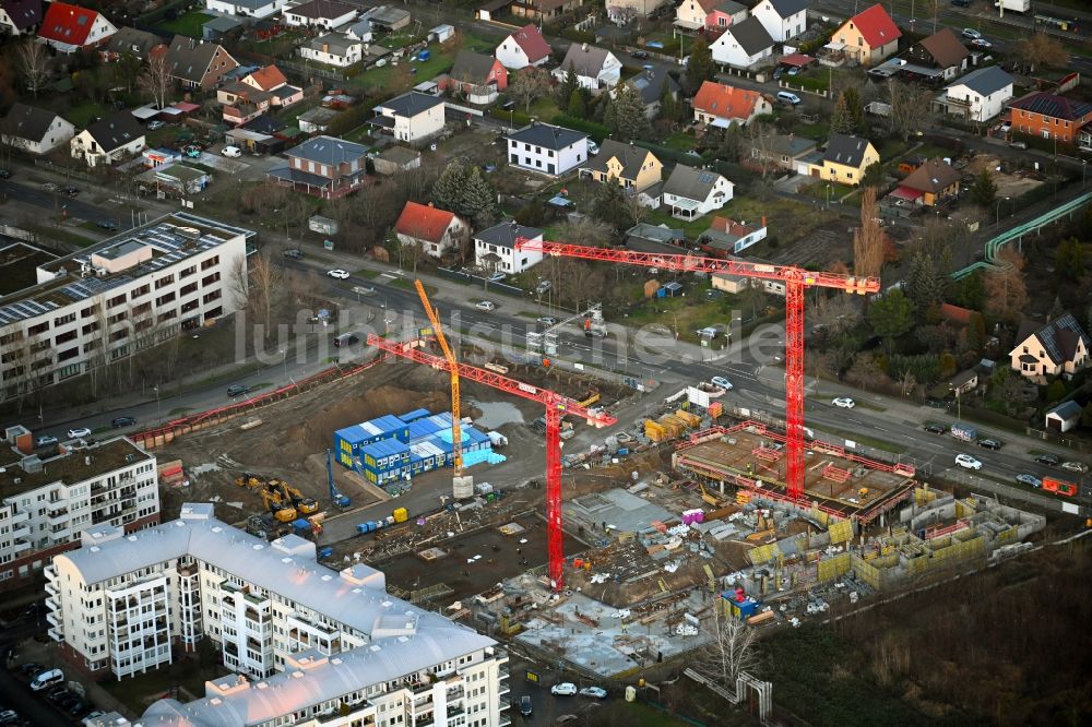 Berlin aus der Vogelperspektive: Entwicklungsgebiet der Industriebrache im Ortsteil Lichtenberg in Berlin, Deutschland